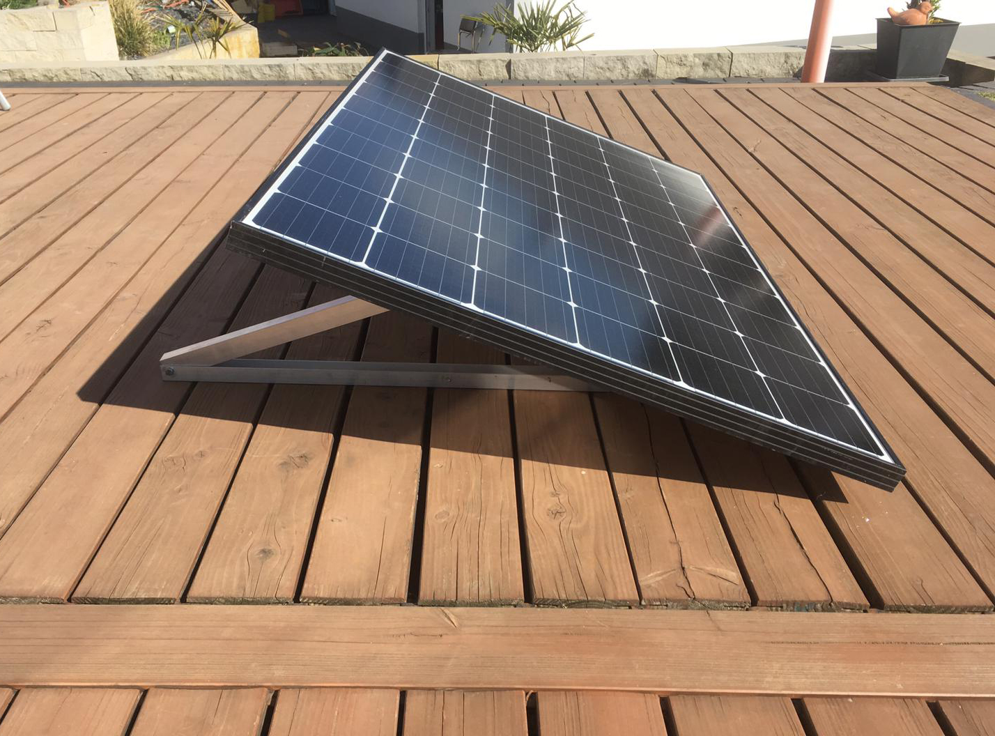 Solarmodul Befestigung für Flachdächer,