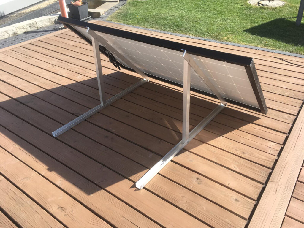 Halterung / Aufständerung für Solarmodul / Photovoltaikmodul