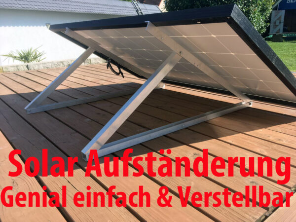 Solarhalterung / Aufständerung