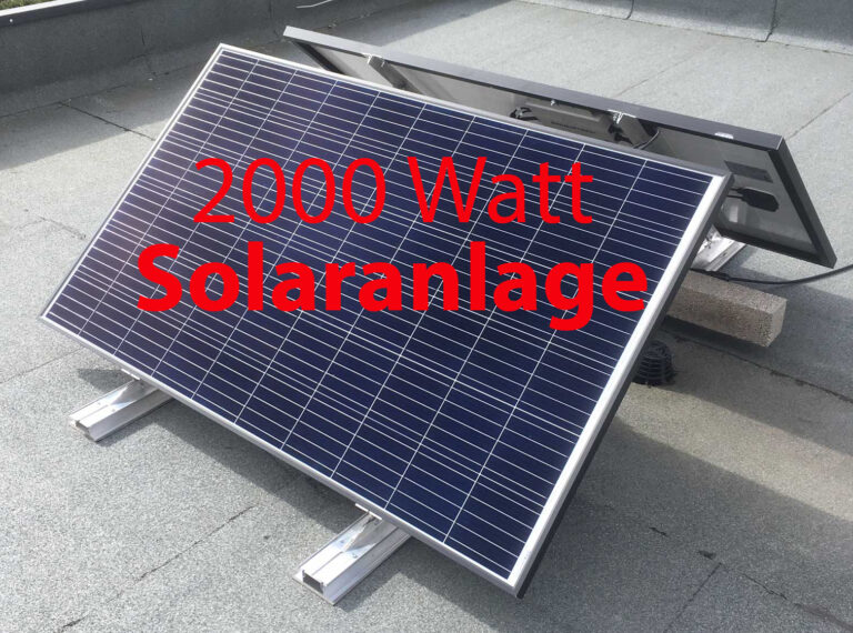 2400 Watt Solaranlage Komplettset Plug & Play in die Steckdose